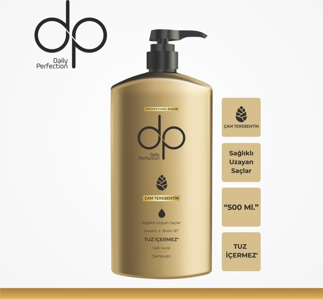 Dp Daily Perfection Çam Terebentin Tuzsuz Şampuan 500 ml - 1