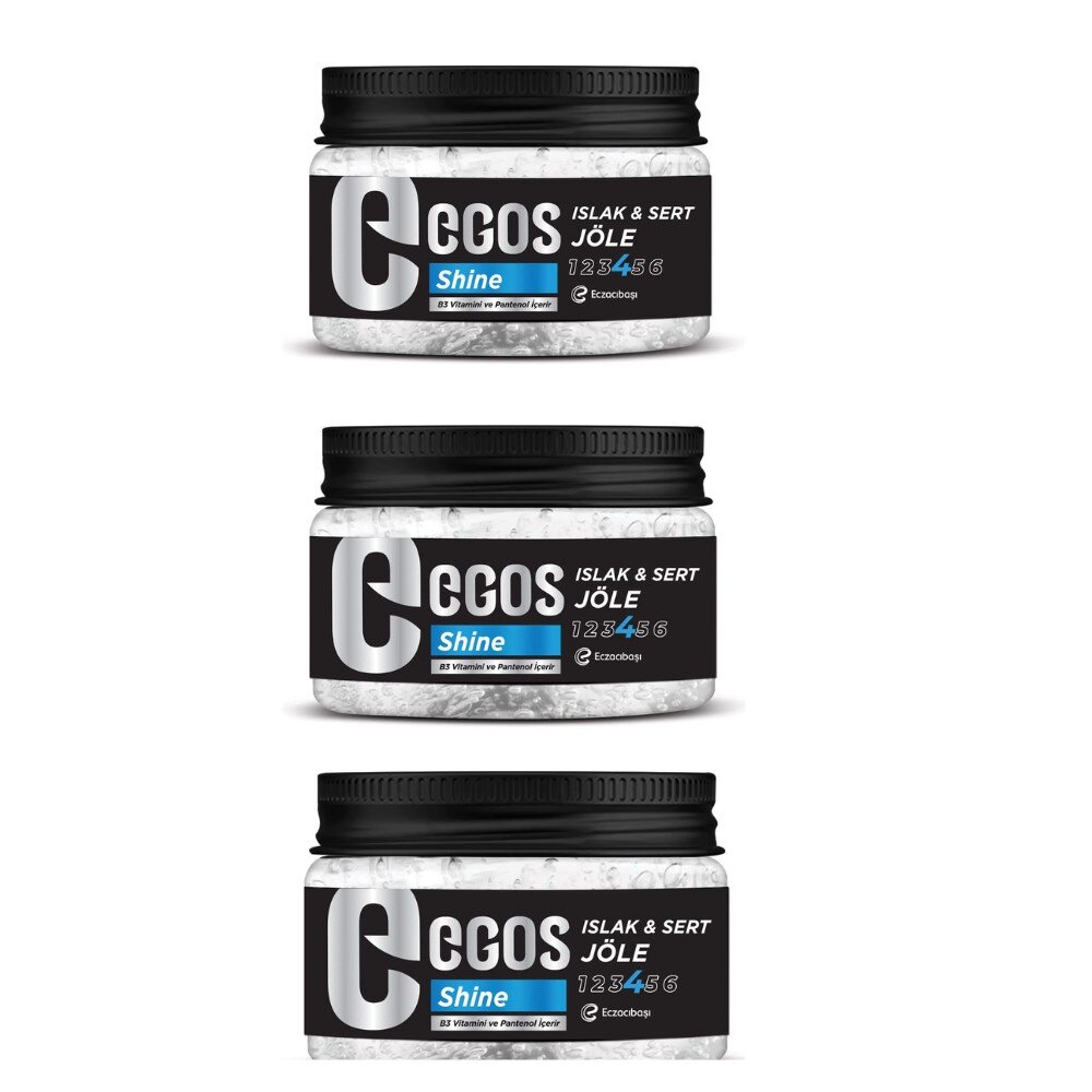 Egos Jöle No 4 Islak & Sert Kavanoz 250 ml x 3 - 1