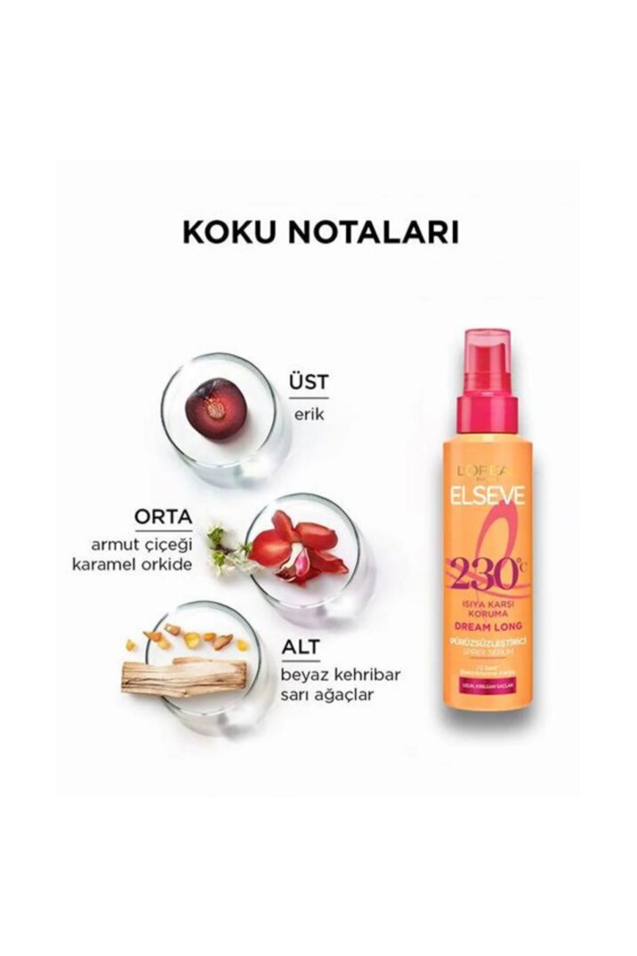 Elseve 230c Isıya Karşı Koruma Pürüzsüzleştirici Sprey Serum 150 ml - 3