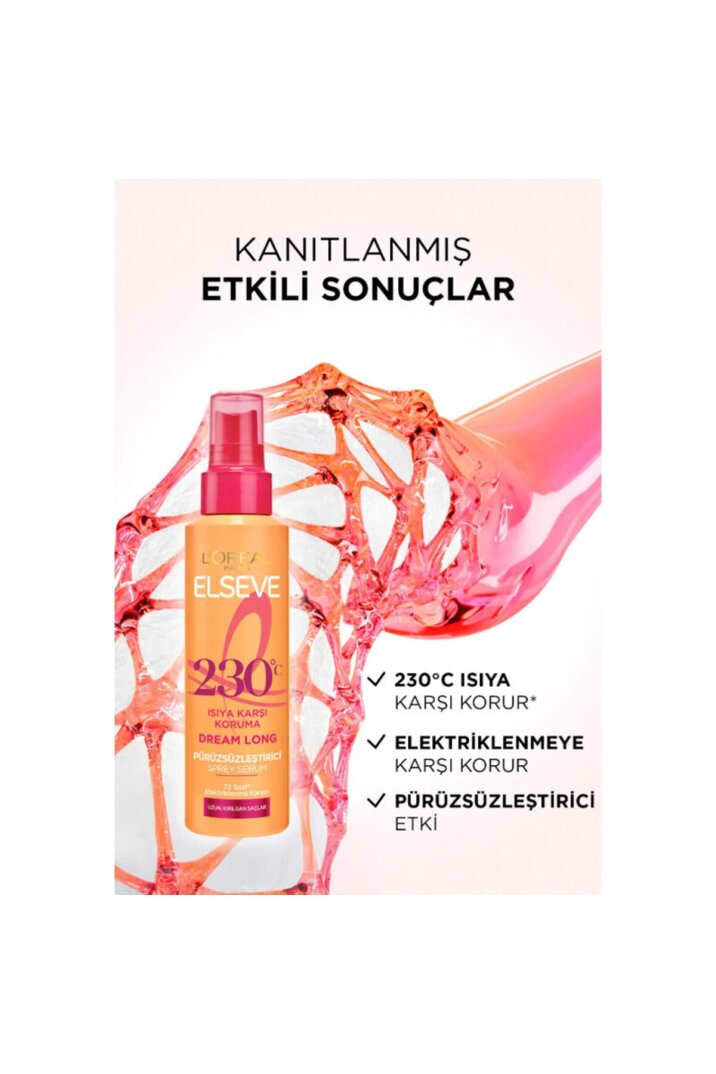 Elseve 230c Isıya Karşı Koruma Pürüzsüzleştirici Sprey Serum 150 ml - 4