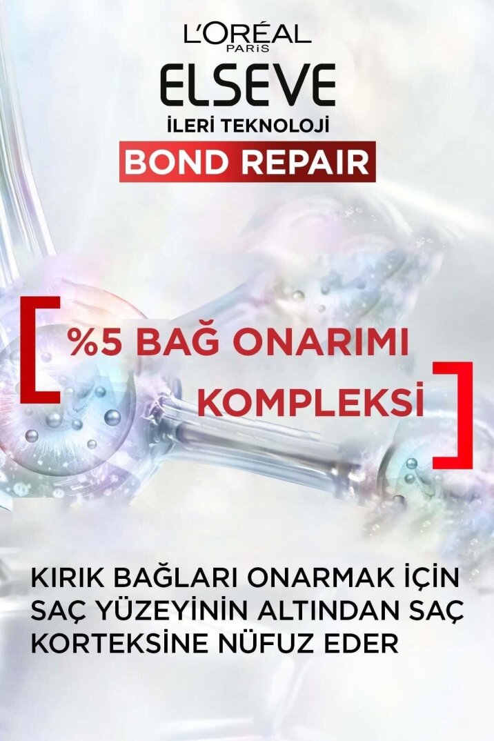 Elseve Bond Repair Tüm Yıpranmalar Için Saç Bağlarını Güçlendirici Şampuan 200ml - 6