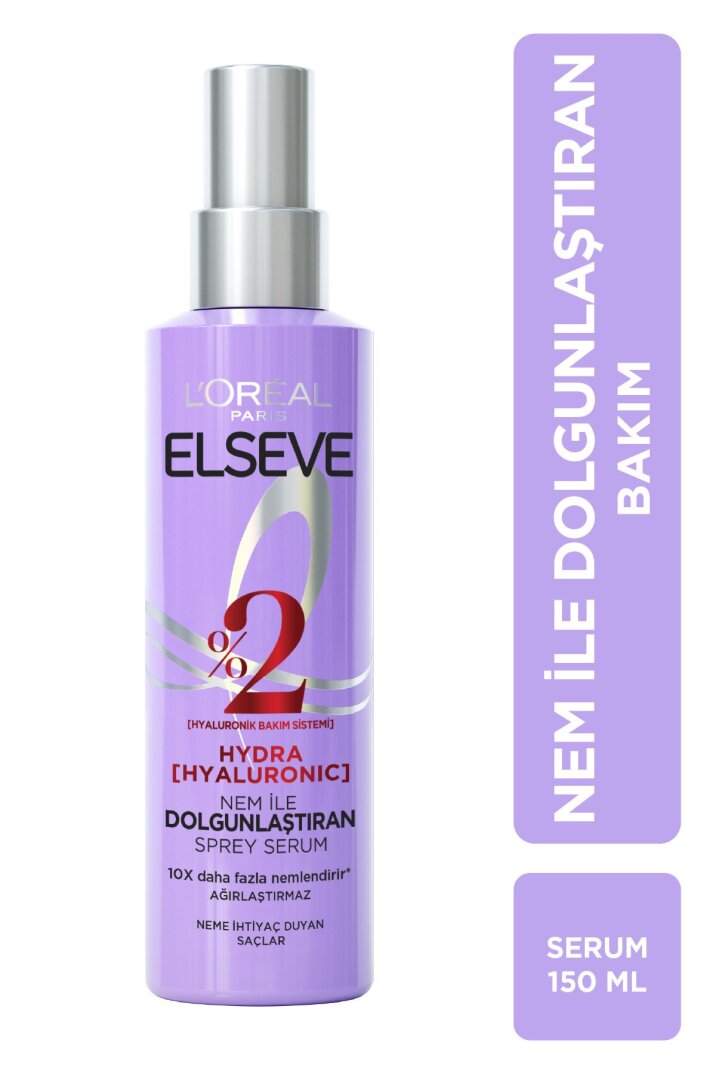 Elseve Hydra [hyaluronic] Nem Dolduran Şampuan 300ml Nem İle Dolgunlaştıran Serum 150ml Seti - 3