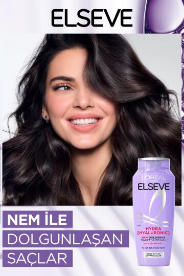 Elseve Hydra [hyaluronic] Nem Dolduran Şampuan 300ml Nem İle Dolgunlaştıran Serum 150ml Seti - 4