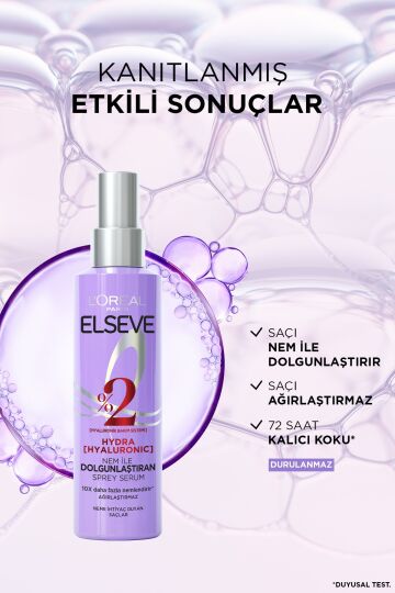 Elseve Hydra [hyaluronic] Nem Dolduran Şampuan 300ml Nem İle Dolgunlaştıran Serum 150ml Seti - 5