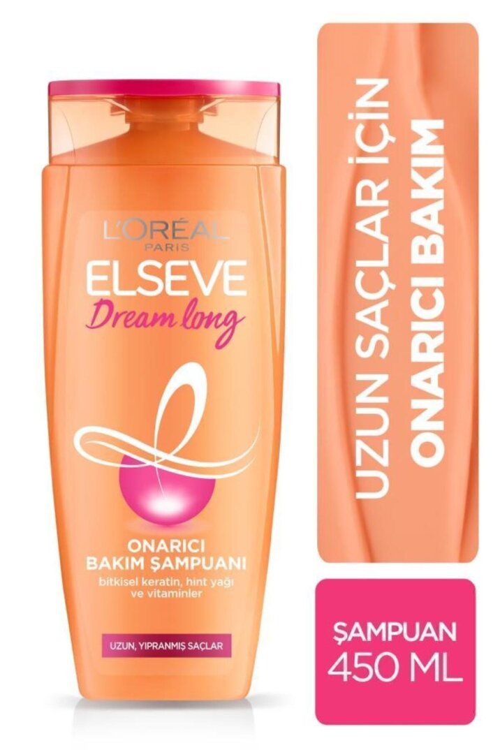Elseve L'oreal Paris Dream Long Onarıcı Bakım Şampuanı 450 ml - 1
