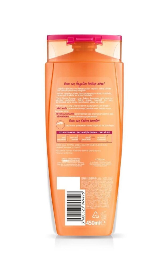 Elseve L'oreal Paris Dream Long Onarıcı Bakım Şampuanı 450 ml - 8