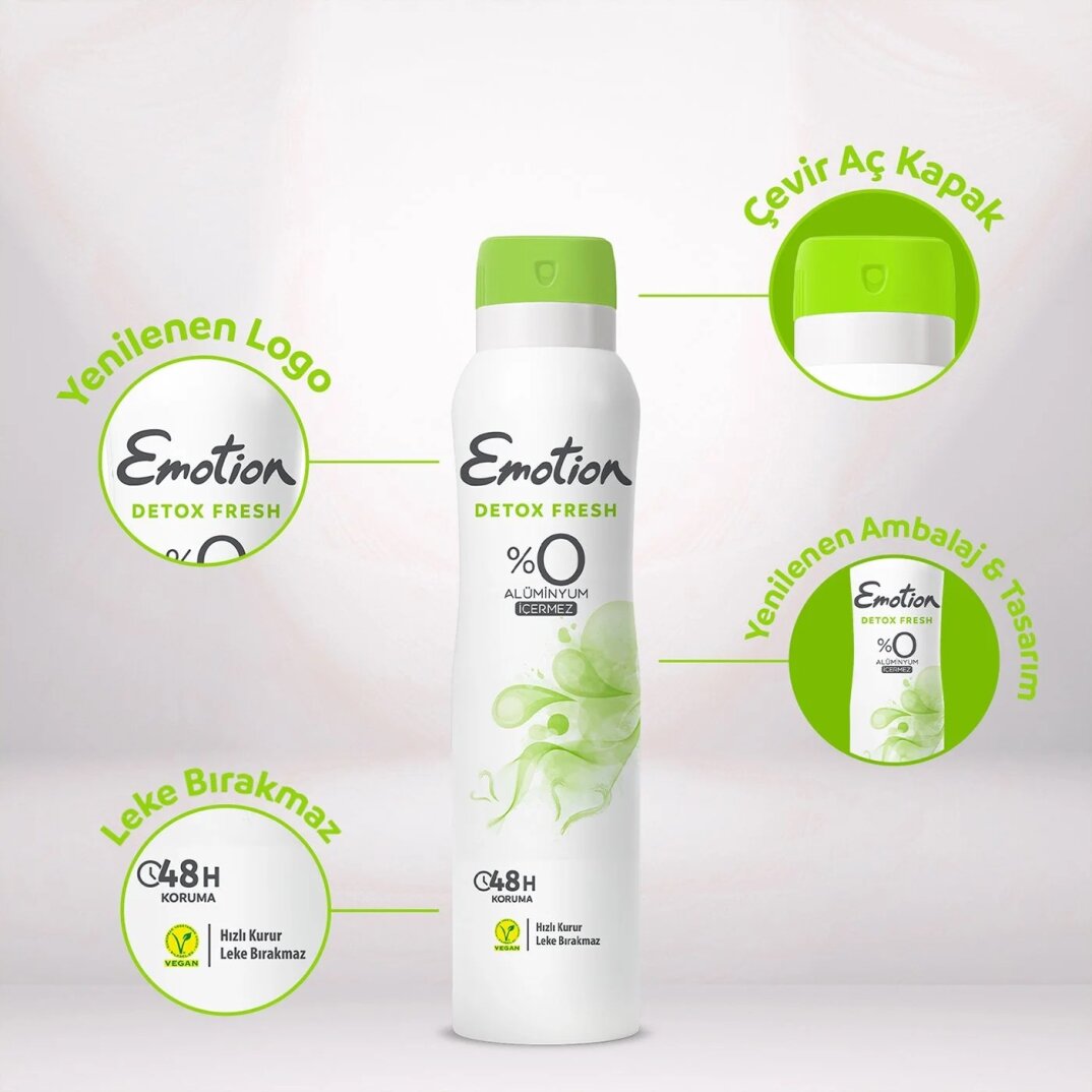 Emotion Deodorant Detox Fresh 150 ml - 2