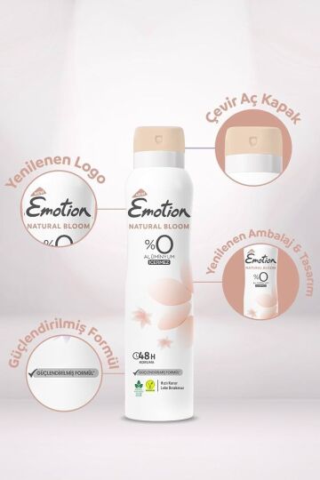 Emotion Deodorant Natural Bloom 150 ml Vegan - 2
