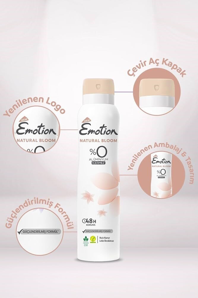 Emotion Deodorant Natural Bloom 150 ml Vegan - 2