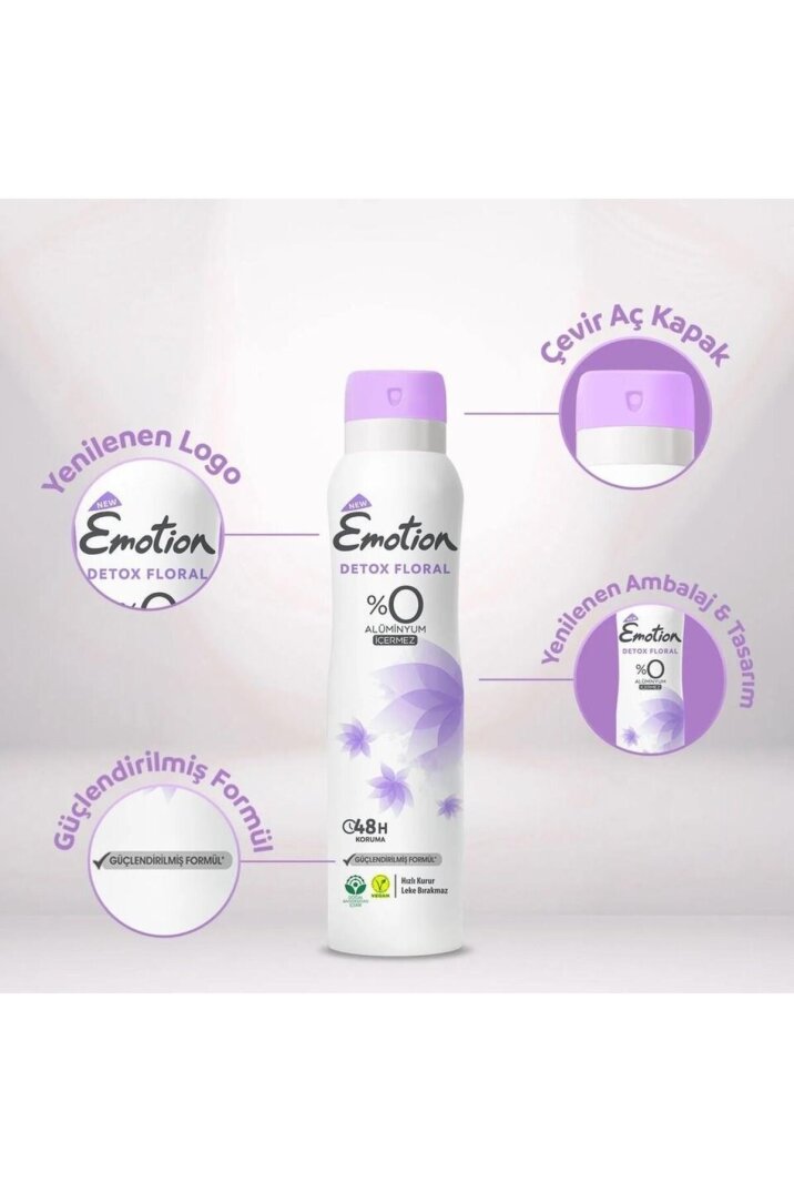 Emotion Detox Floral Kadın Deodorant 150 ml - 6