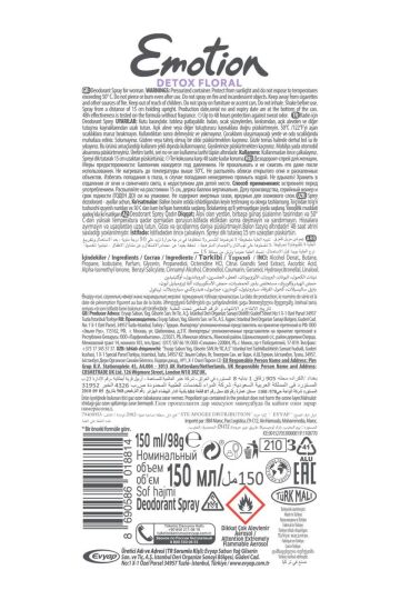 Emotion Detox Floral Kadın Deodorant 150 ml - 7