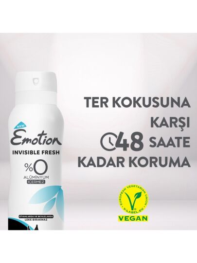 Emotion Invisible Fresh 150 ml Kadın Deodorant - 7