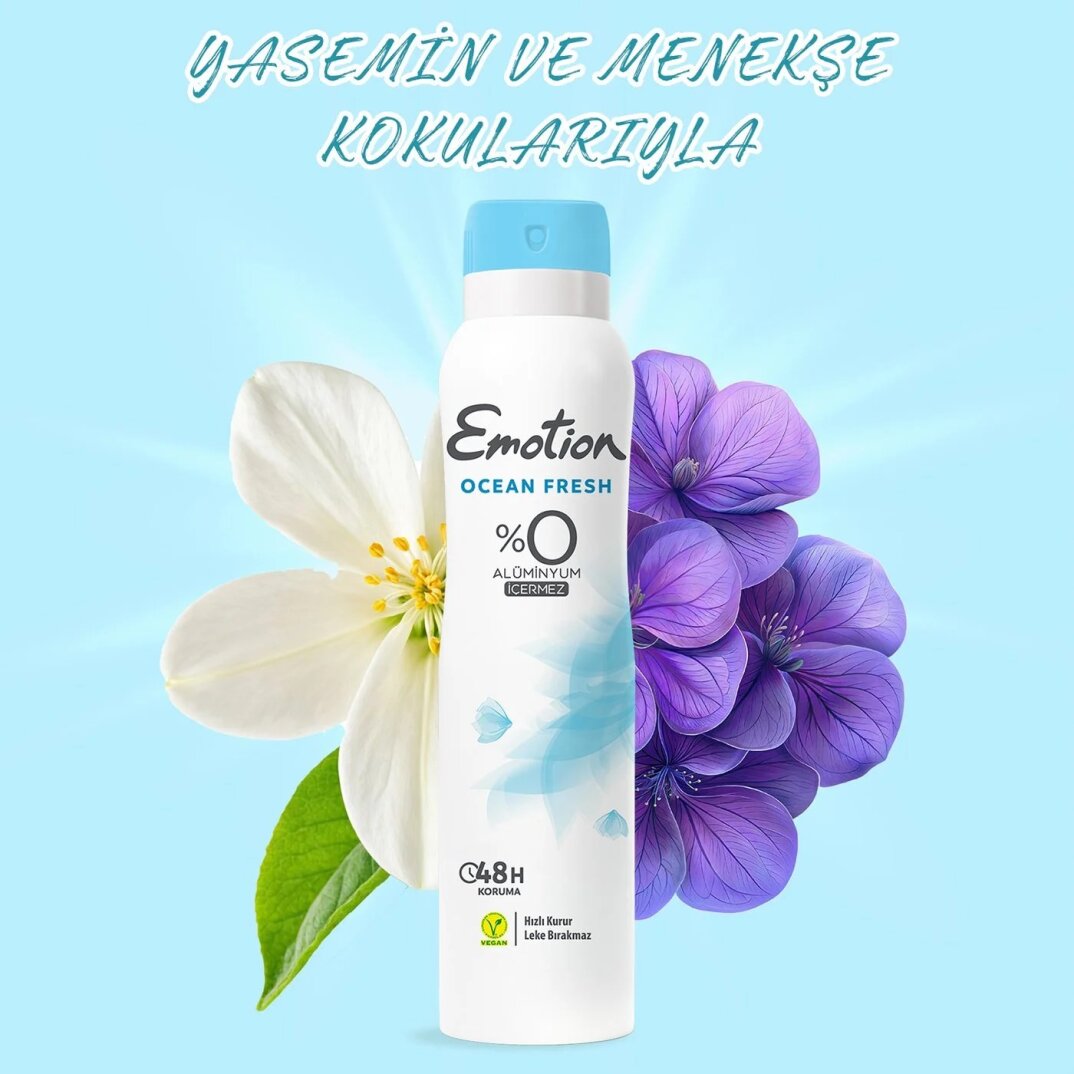 Emotion Ocean Fresh Deo Sprey 150 ml - 4