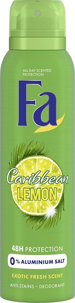 Fa Caribbean Lemon Sprey Deodorant 150 ml Kadın - 1