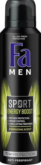 Fa Sport Energy Boost Deosprey Deo Sprey 150 ml