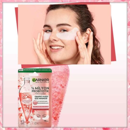 Garnier 1/2 Milyon Probiyotik Türevi Içeren Onarıcı Kağıt Göz Maskesi - 4