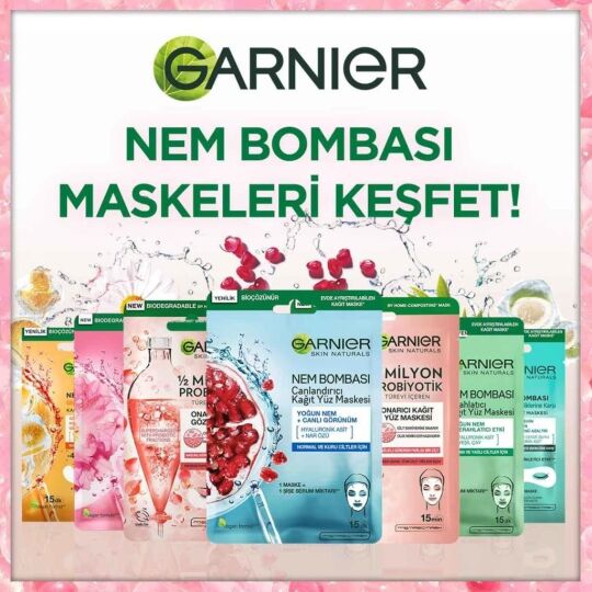 Garnier 1/2 Milyon Probiyotik Türevi Içeren Onarıcı Kağıt Göz Maskesi - 5