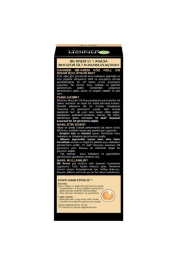 Garnier Bb Krem Mucizevi Cilt Kusursuzlaştırıcı Göz Roll-on Açık Ton 7ml - 2