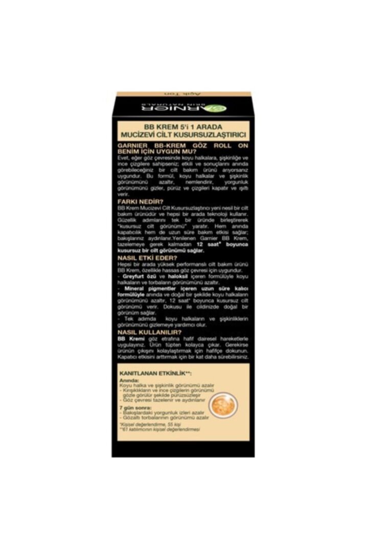 Garnier Bb Krem Mucizevi Cilt Kusursuzlaştırıcı Göz Roll-on Açık Ton 7ml - 2