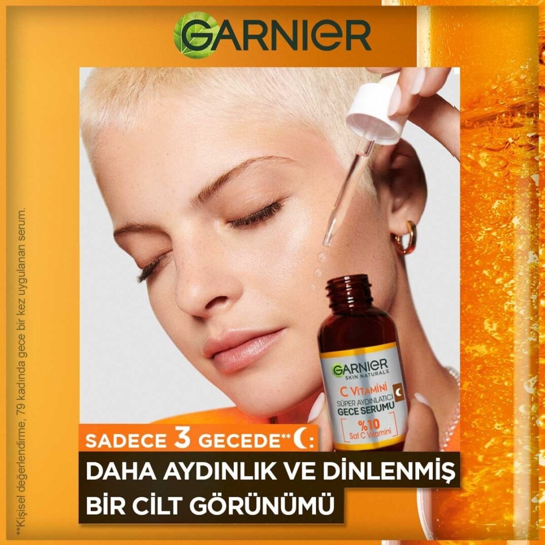 Garnier C Vitamini Süper Aydınlatıcı Gece Serumu - 2