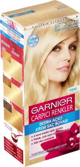Garnier Çarpıcı Renkler 110 Ekstra Açık Elmas Sarısı - 2