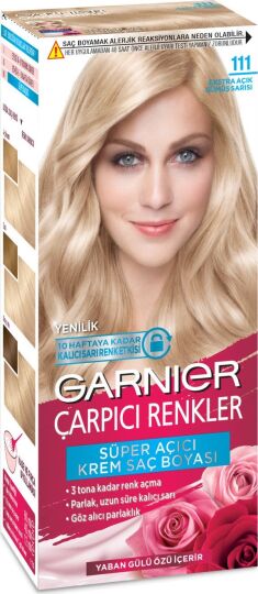 Garnier Çarpıcı Renkler 111 Ekstra Açık Gümüş Sarısı - 2