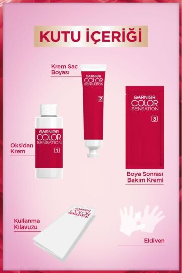 Garnier Çarpıcı Renkler 5.35 Çikolata Kahve Saç Boyası, Demikit - 5