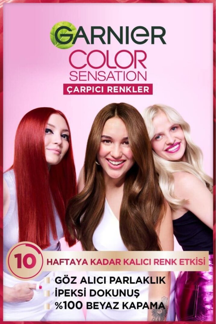 Garnier Çarpıcı Renkler 7.3 Altın Kumral Saç Boyası, Demikit - 2