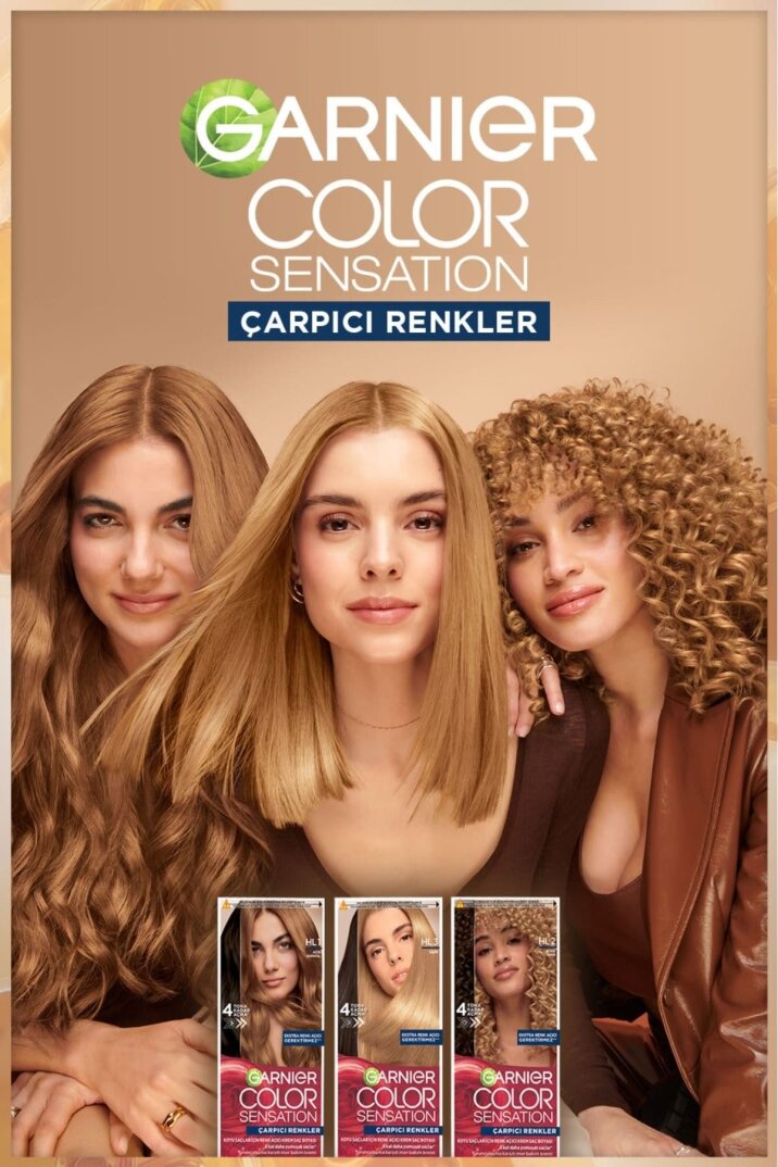 Garnier Çarpıcı Renkler HL3 Sarı Saç Boyası, Demikit - 5