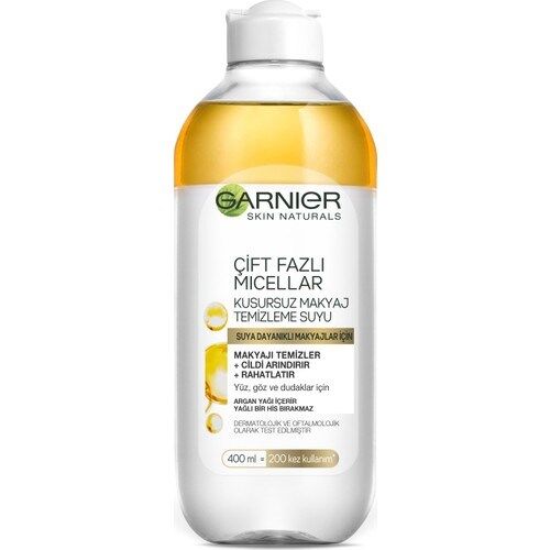 Garnier Çift Fazlı Micellar Kusursuz Makyaj Temizleme Suyu 400ML
