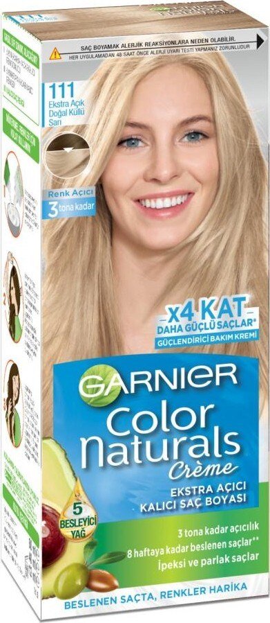 Garnier Color Naturals 111 Ekstra Açık Doğal Küllü Sarı - 1