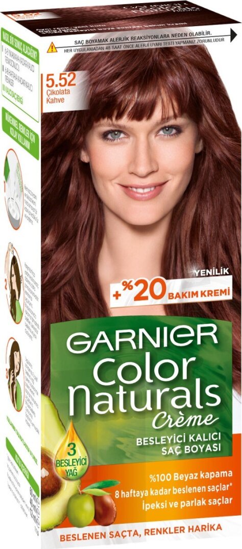 Garnier Color Naturals 5.52 Çikolata Kahve - 1