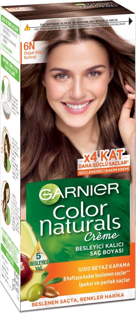 Garnier Color Naturals 6N Doğal Koyu Kumral - 1