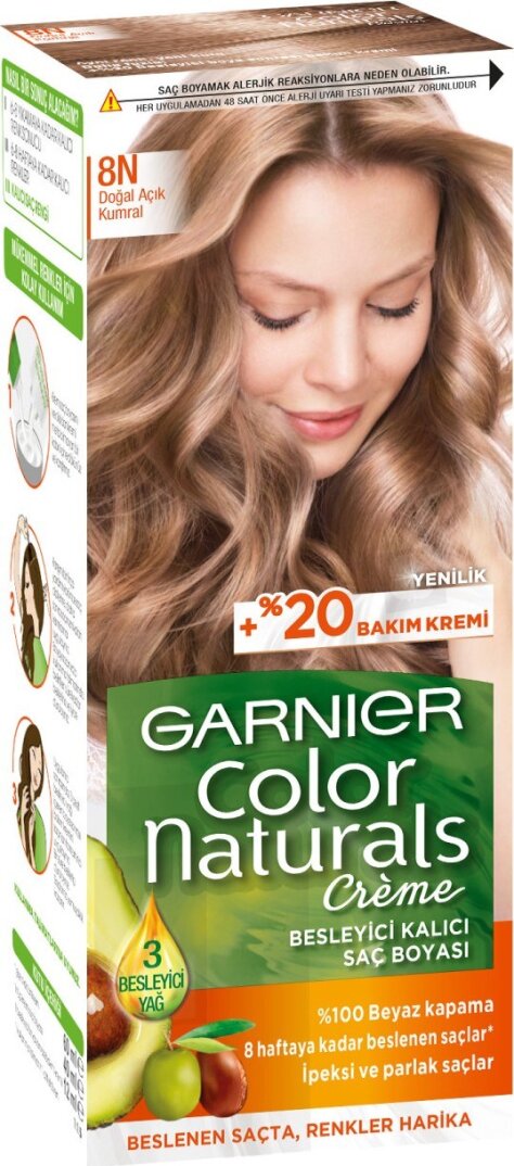 Garnier Color Naturals 8N Doğal Açık Kumral - 2