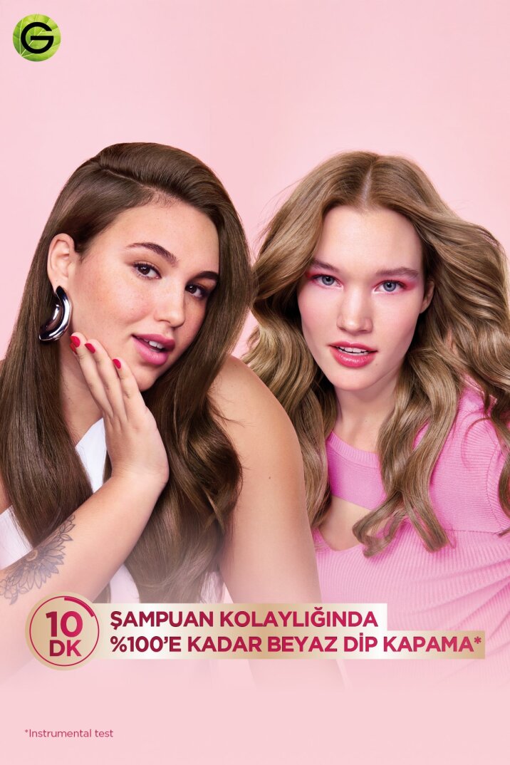 Garnier Color Shampoo Retouch Şampuan Kolaylığında Dip Boyası, Açık Kahve 5.0 - 2