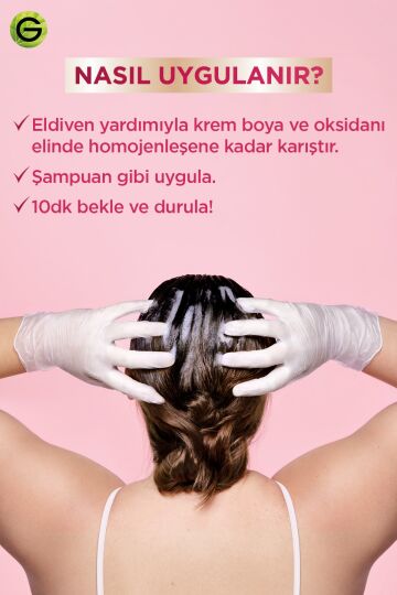 Garnier Color Shampoo Retouch Şampuan Kolaylığında Dip Boyası, Açık Kahve 5.0 - 6