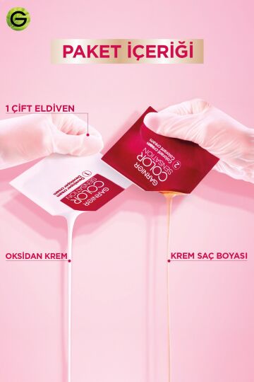 Garnier Color Shampoo Retouch Şampuan Kolaylığında Dip Boyası, Sarı 7.0 - 8