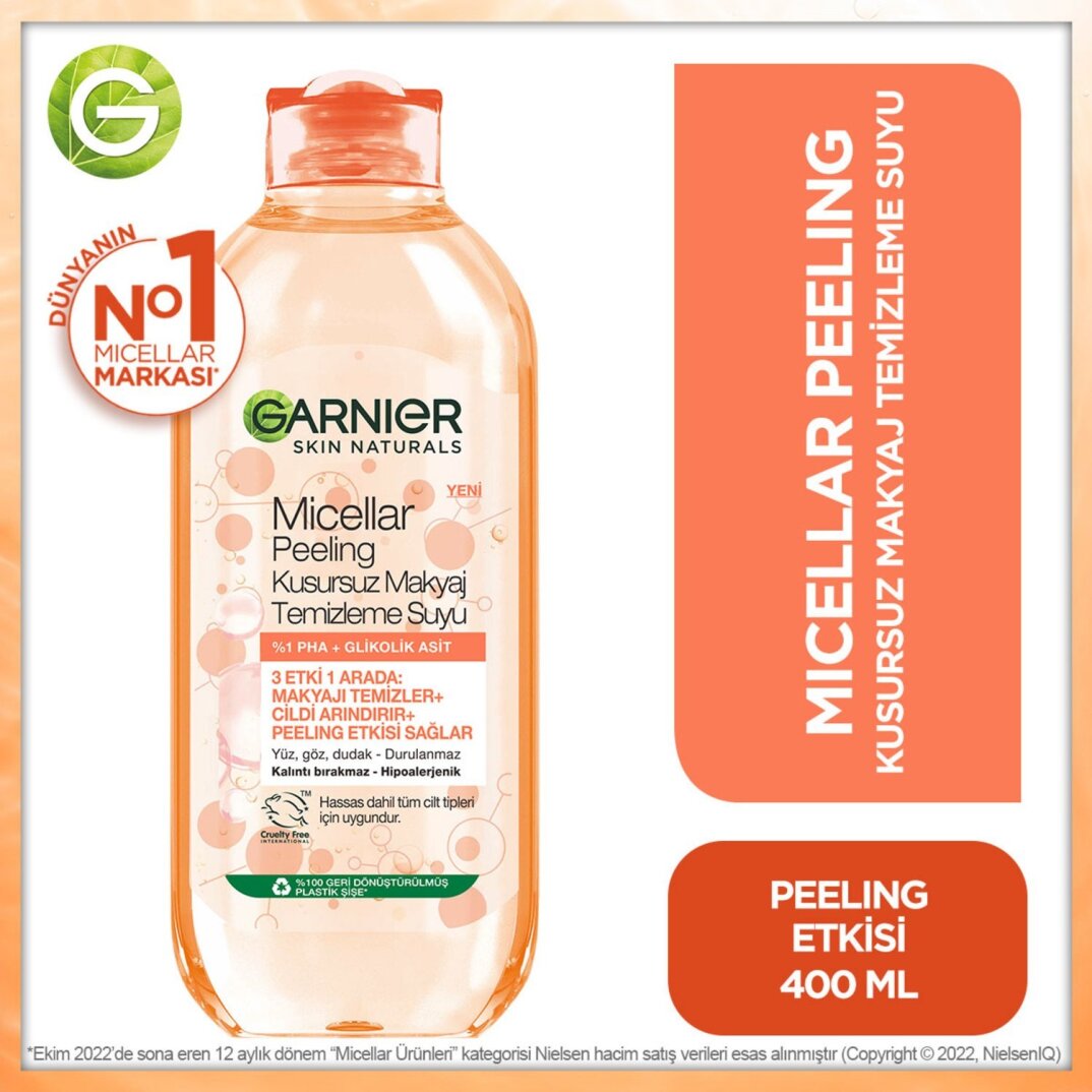 Garnier GA.SKIN MUCİZE SU 400 ML PEELING - 1
