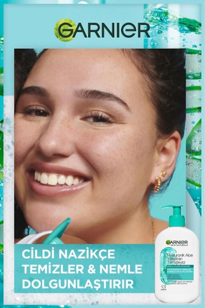 Garnier Hyaluronik Aloe Nemlendiren ve Yatıştıran Temizleyici 250 ML - 2