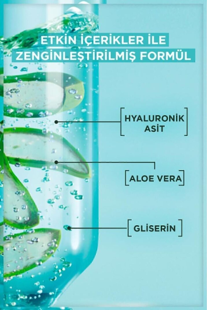 Garnier Hyaluronik Aloe Nemlendiren ve Yatıştıran Temizleyici 250 ML - 4