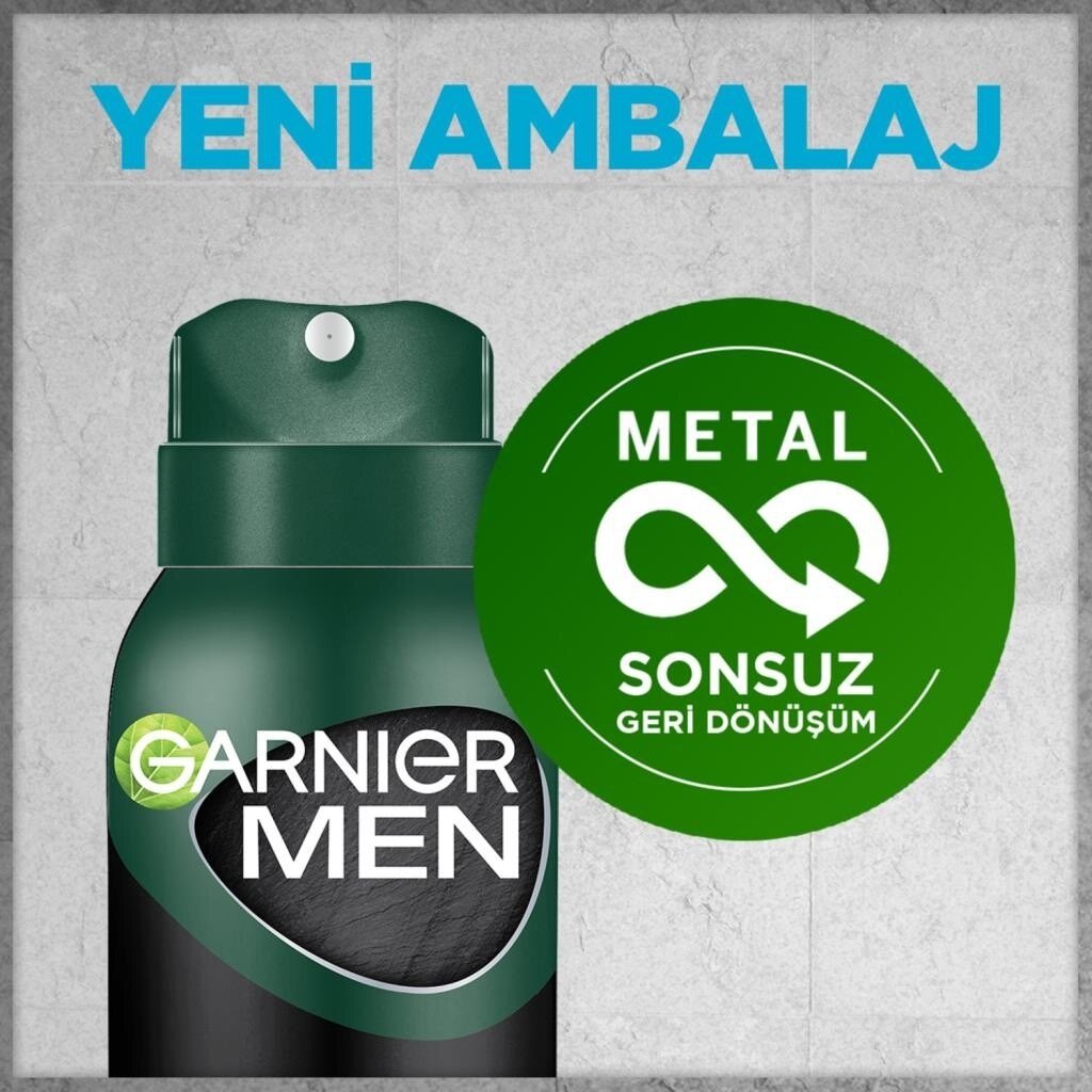 Garnier Men Saf ve Temiz Aerosol 150 ml Sprey - 4