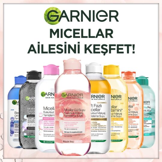 Garnier Micellar Gül Suyu Kusursuz Makyaj Temizleme & Işıltı 400 ml - 5