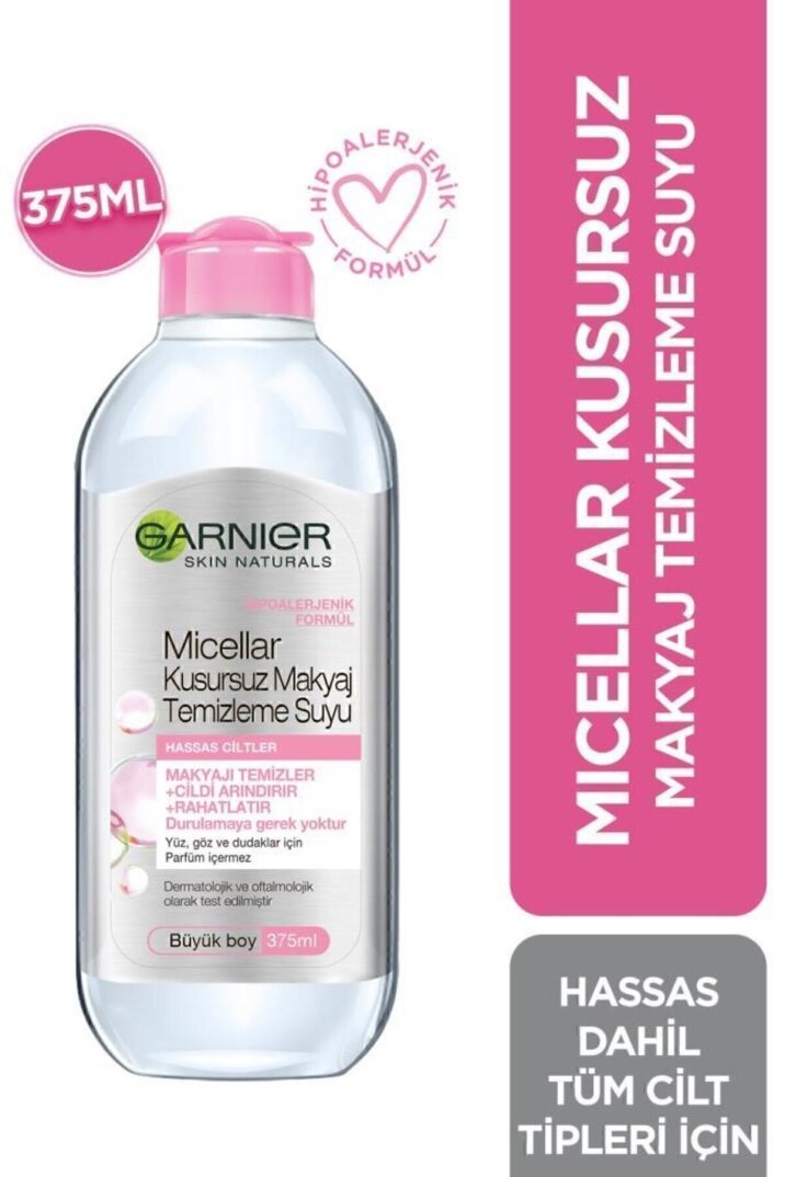 Garnier Micellar Kusursuz Makyaj Temizleme Suyu 375ml - 1