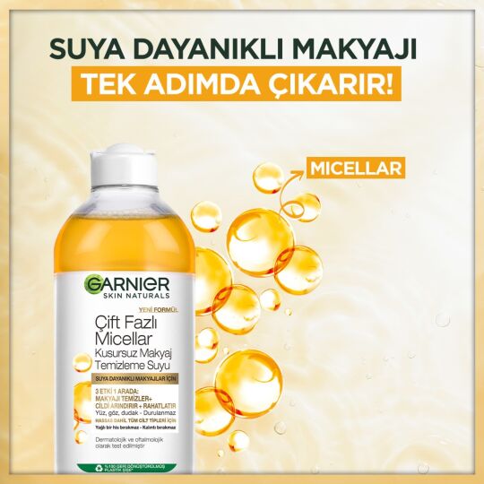 Garnier Micellar Kusursuz Makyaj Temizleme Suyu 400ML - 4