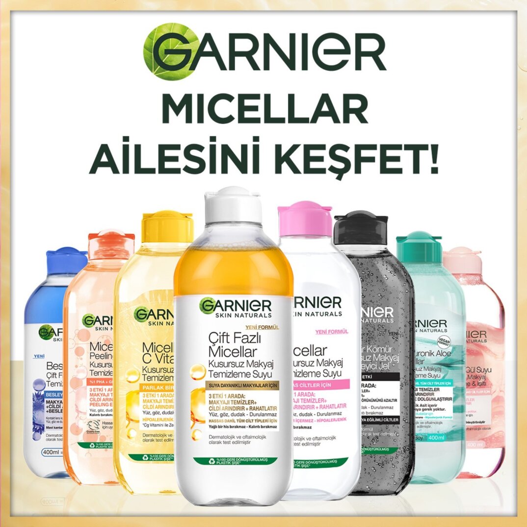 Garnier Micellar Kusursuz Makyaj Temizleme Suyu 400ML - 5