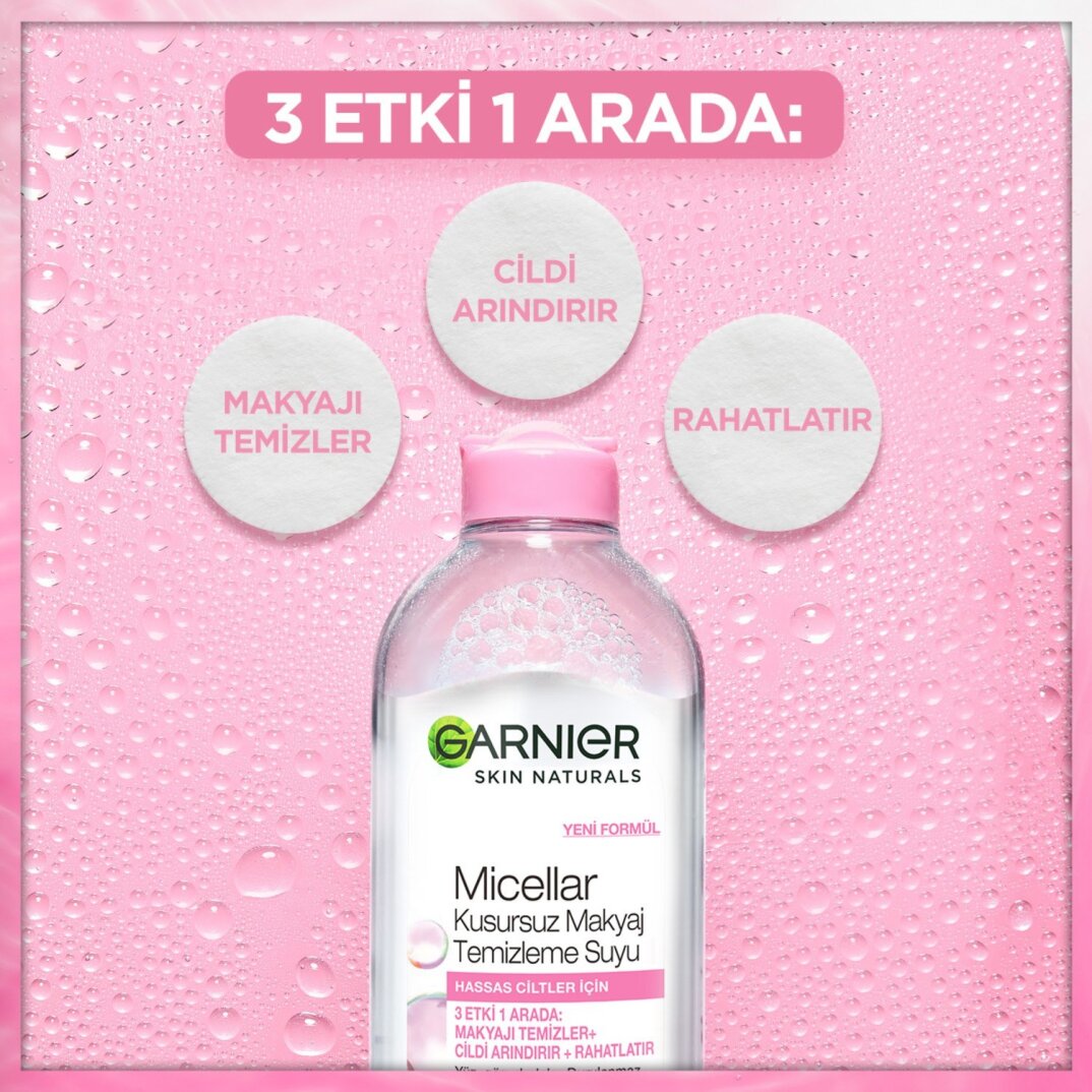 Garnier Micellar Kusursuz Makyaj Temizleme Suyu 400ML - 2