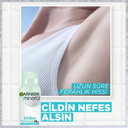 Garnier Mineral Doğal Ferahlık Sprey Deodorant - 2