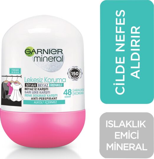 Garnier Mineral Lekesiz Koruma Ferah Koku Roll-On Deodorant