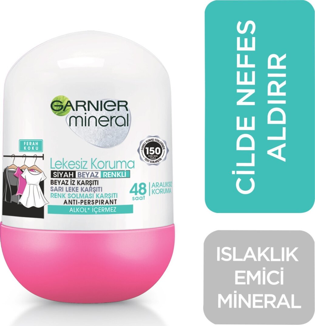 Garnier Mineral Lekesiz Koruma Ferah Koku Roll-On Deodorant - 1
