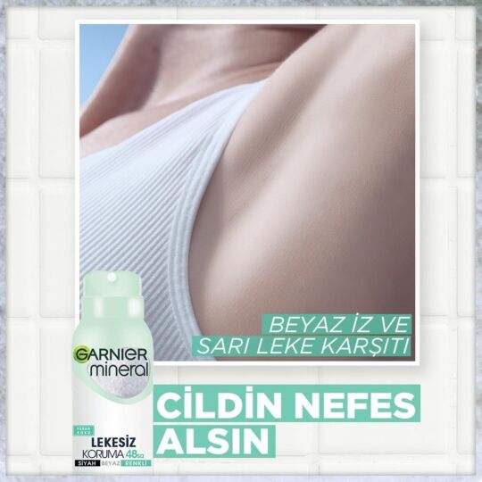 Garnier Mineral Lekesiz Koruma Ferah Koku Sprey Deodorant - 2